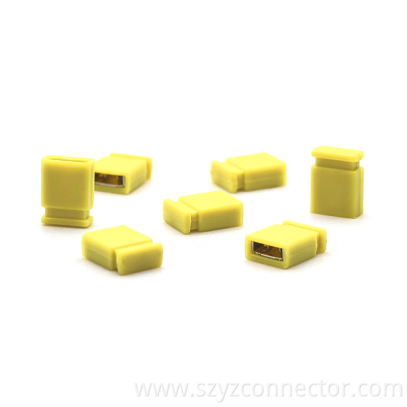 2.54 Fireproof Yellow Closed Circuit Cap Short Circuit Cap
